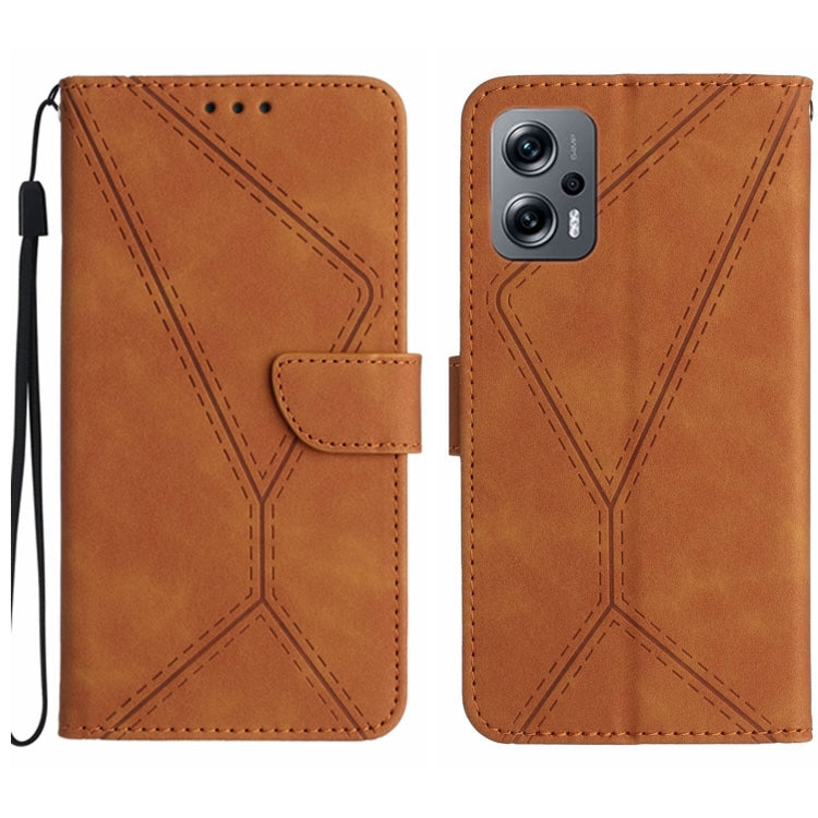Stitching Embossed Leather Phone Case