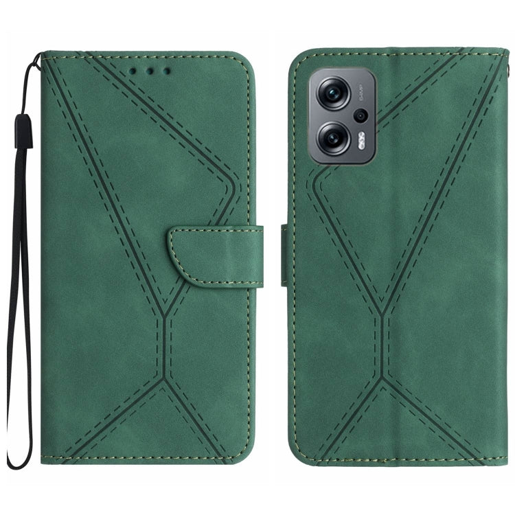 Stitching Embossed Leather Phone Case