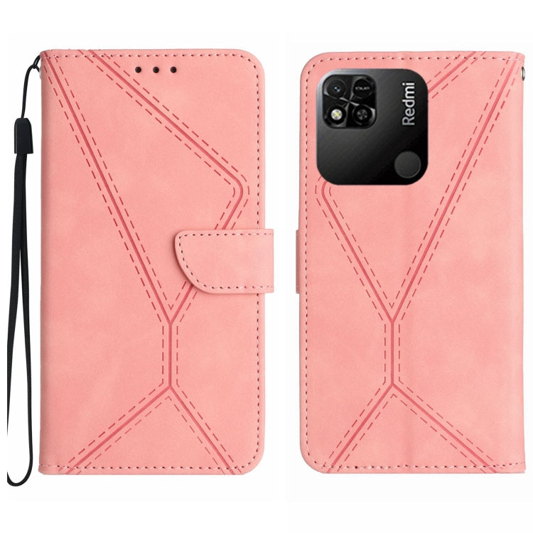 Stitching Embossed Leather Phone Case