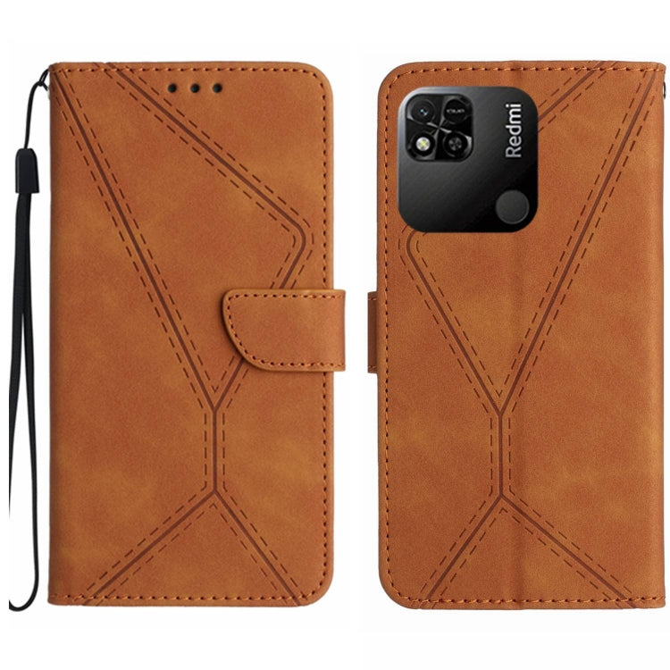 Stitching Embossed Leather Phone Case