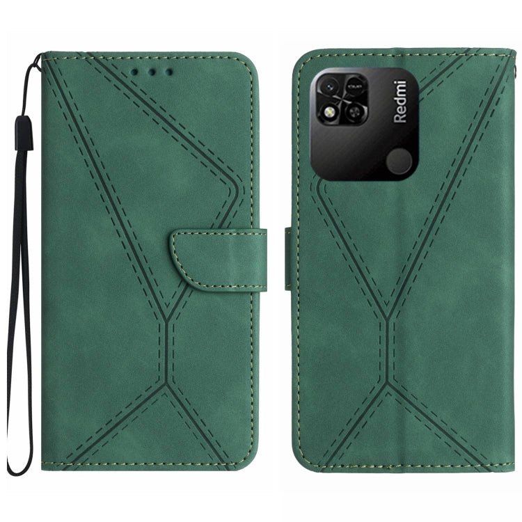 Stitching Embossed Leather Phone Case