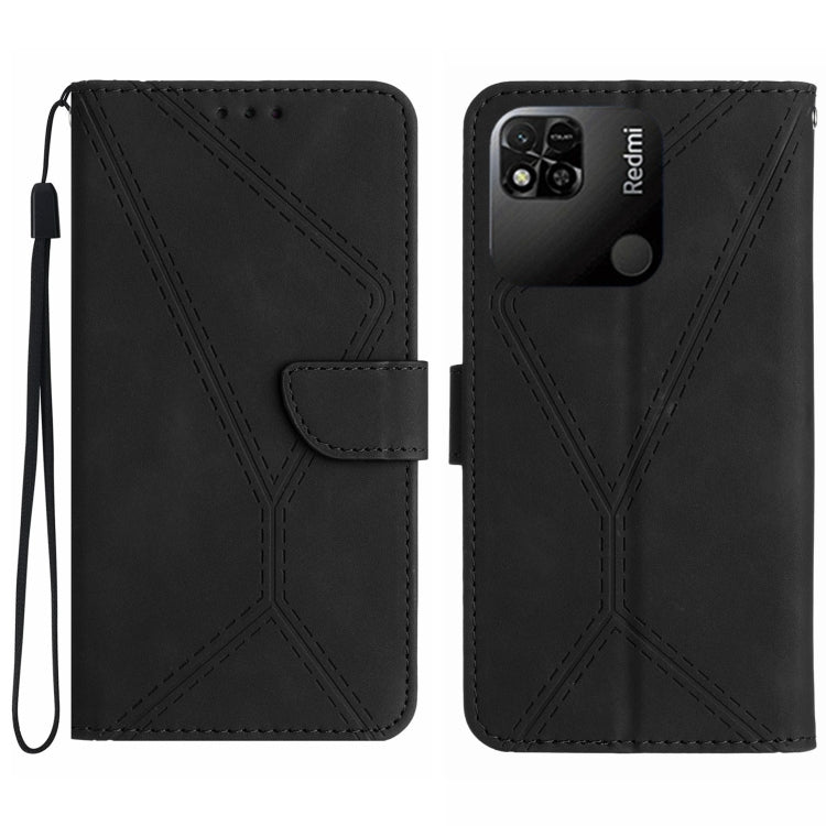 Stitching Embossed Leather Phone Case