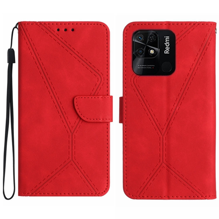 Stitching Embossed Leather Phone Case