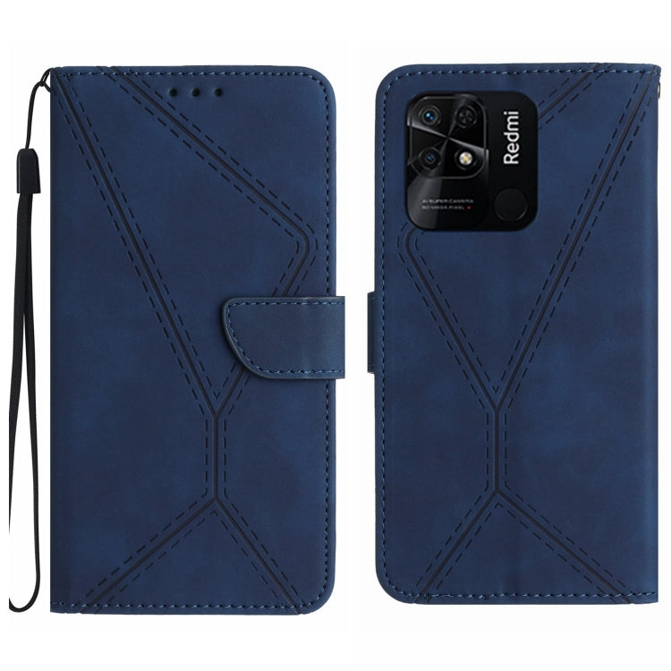 Stitching Embossed Leather Phone Case