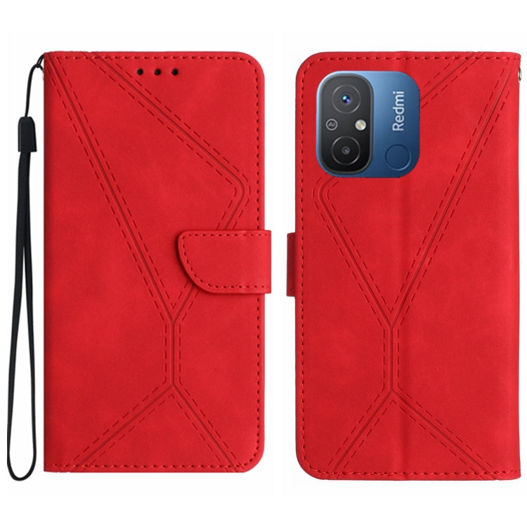 Stitching Embossed Leather Phone Case