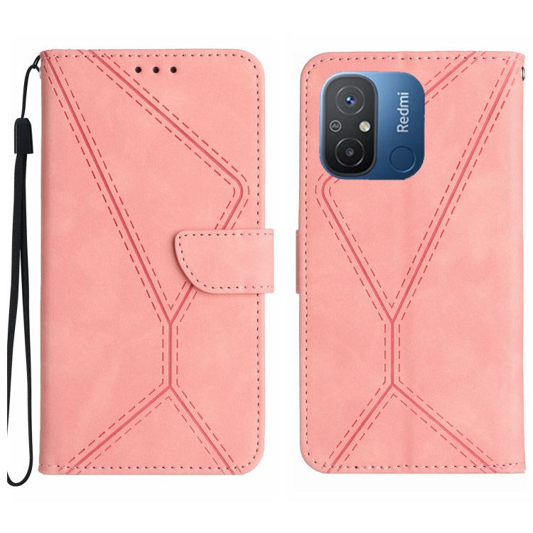 Stitching Embossed Leather Phone Case