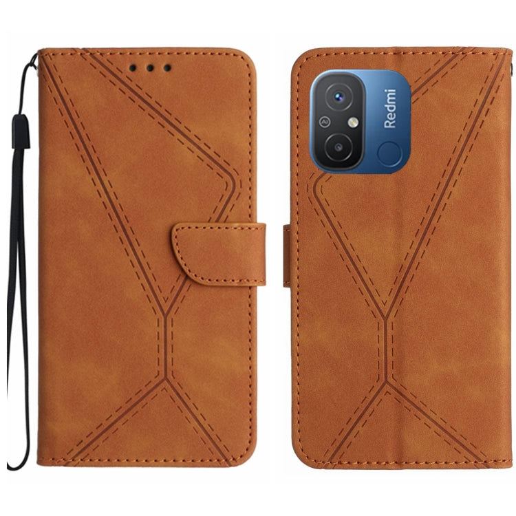 Stitching Embossed Leather Phone Case