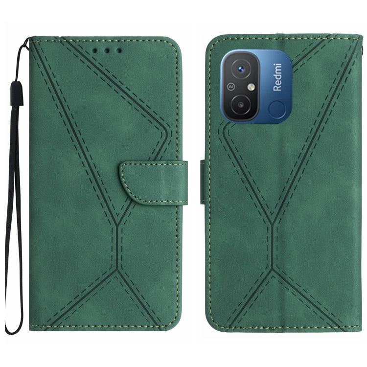 Stitching Embossed Leather Phone Case