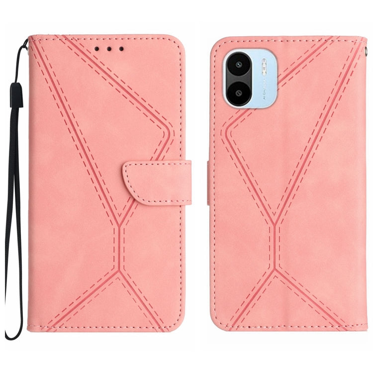 Stitching Embossed Leather Phone Case