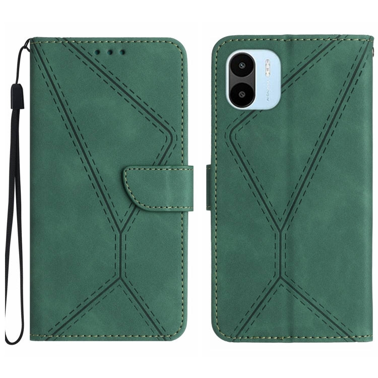 Stitching Embossed Leather Phone Case