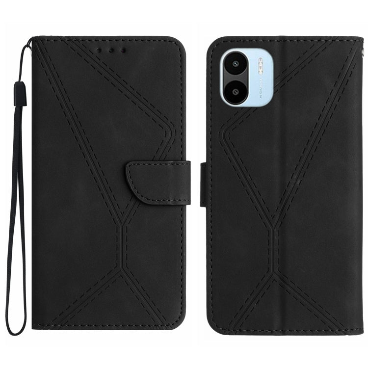 Stitching Embossed Leather Phone Case