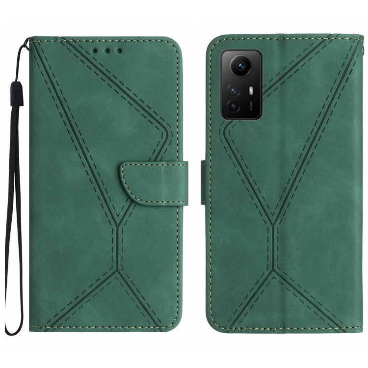 Stitching Embossed Leather Phone Case
