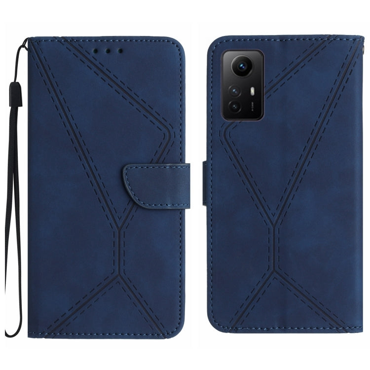 Étui en cuir gaufré avec coutures apparentes pour Xiaomi Redmi A1+ / A2+, Xiaomi 13 Ultra, Xiaomi Redmi Note 12 4G, Xiaomi Redmi A1 / A2, Xiaomi Redmi 11A