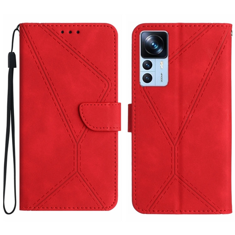 Stitching Embossed Leather Phone Case