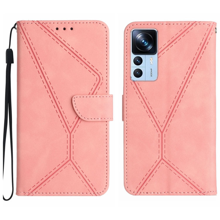 Stitching Embossed Leather Phone Case