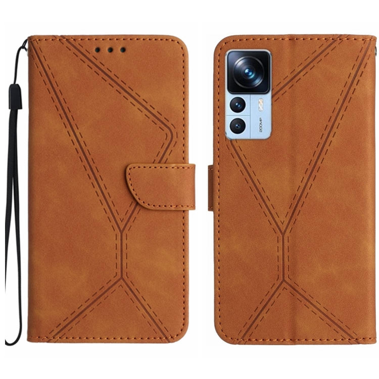 Stitching Embossed Leather Phone Case