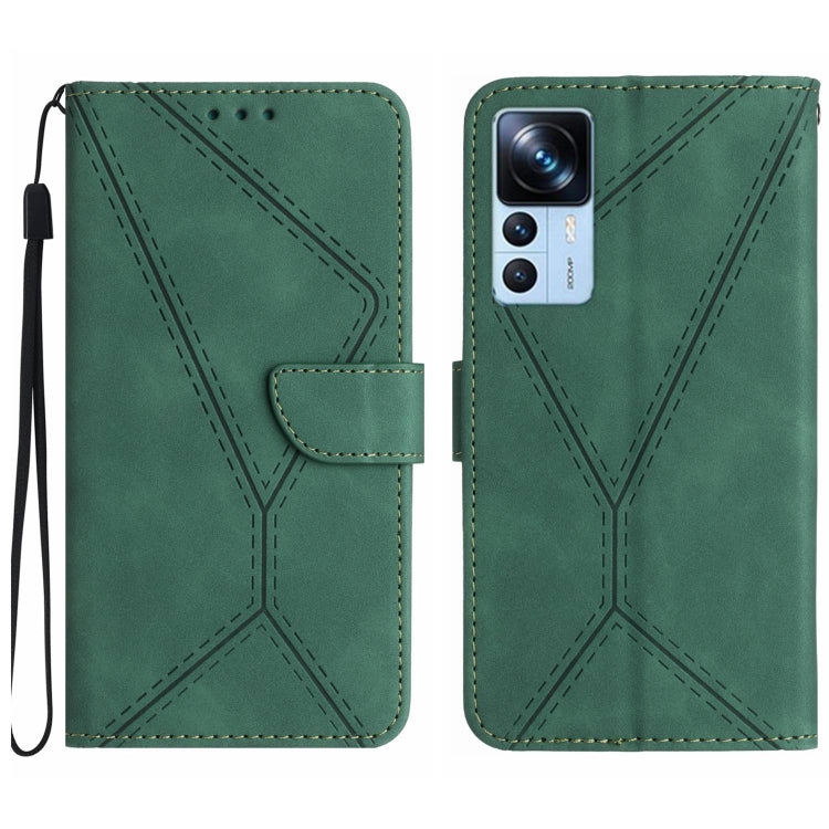 Stitching Embossed Leather Phone Case
