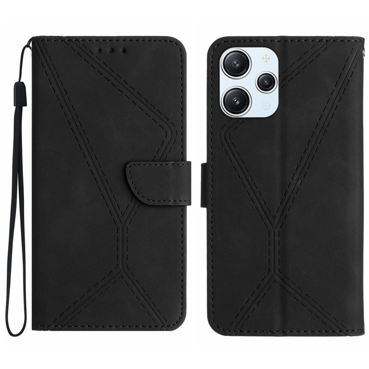 Stitching Embossed Leather Phone Case