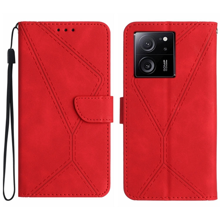 Stitching Embossed Leather Phone Case