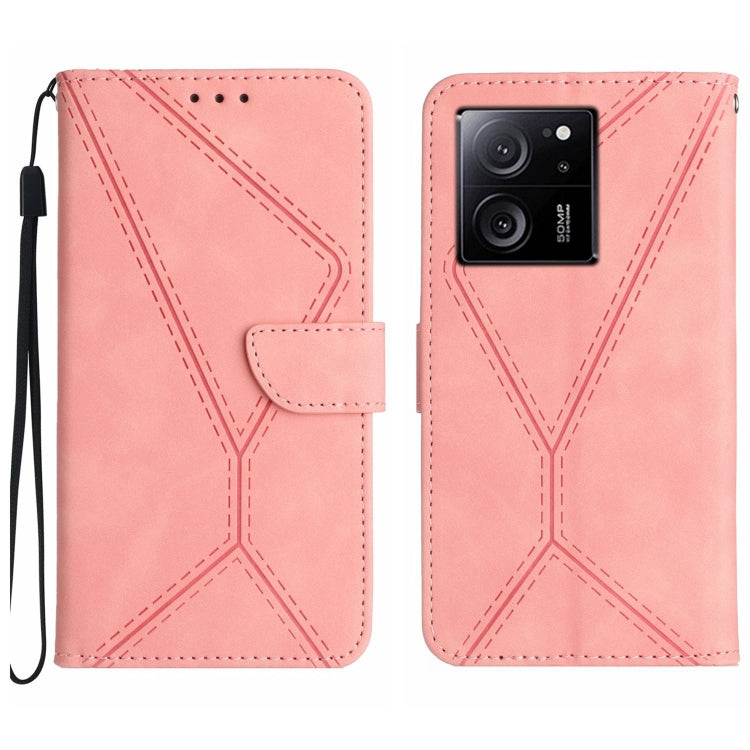 Stitching Embossed Leather Phone Case