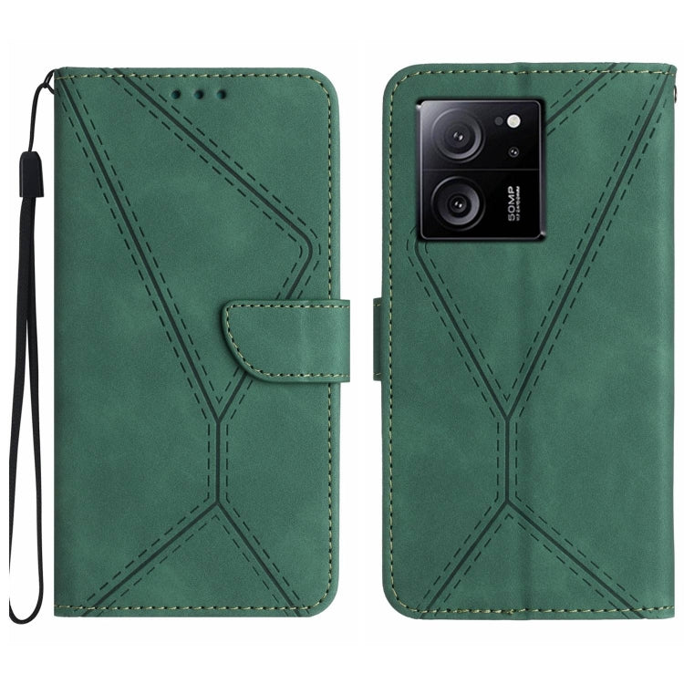 Stitching Embossed Leather Phone Case