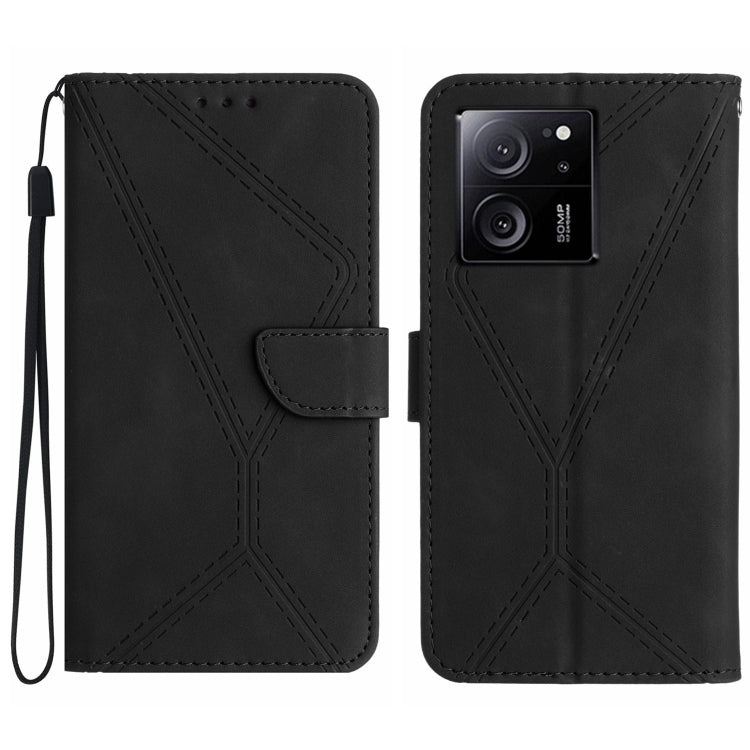 Stitching Embossed Leather Phone Case