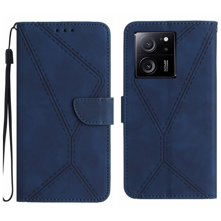 Stitching Embossed Leather Phone Case
