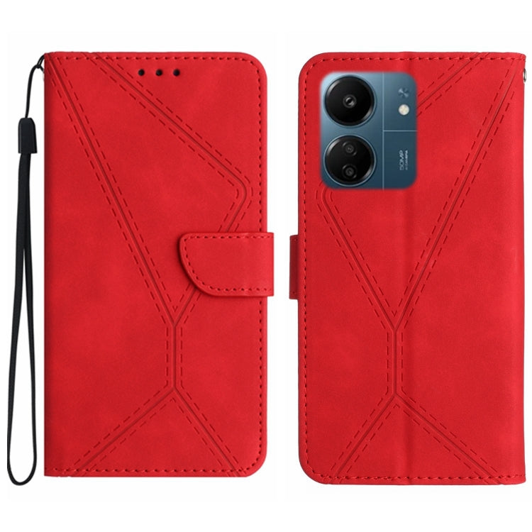 Stitching Embossed Leather Phone Case