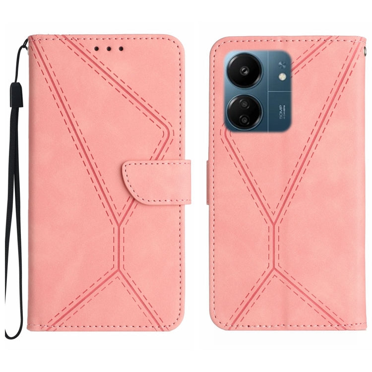 Stitching Embossed Leather Phone Case