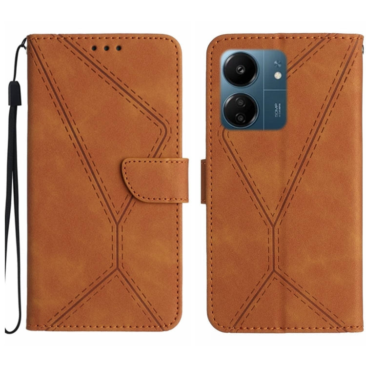 Stitching Embossed Leather Phone Case