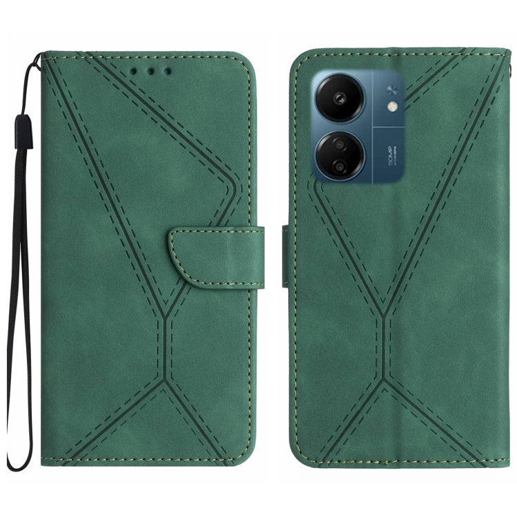 Stitching Embossed Leather Phone Case