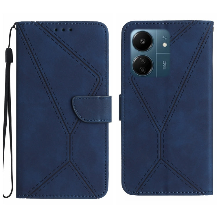 Stitching Embossed Leather Phone Case