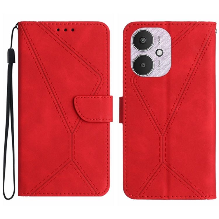 Stitching Embossed Leather Phone Case