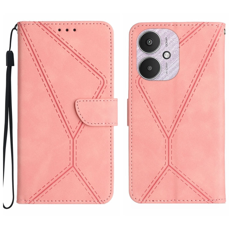 Stitching Embossed Leather Phone Case