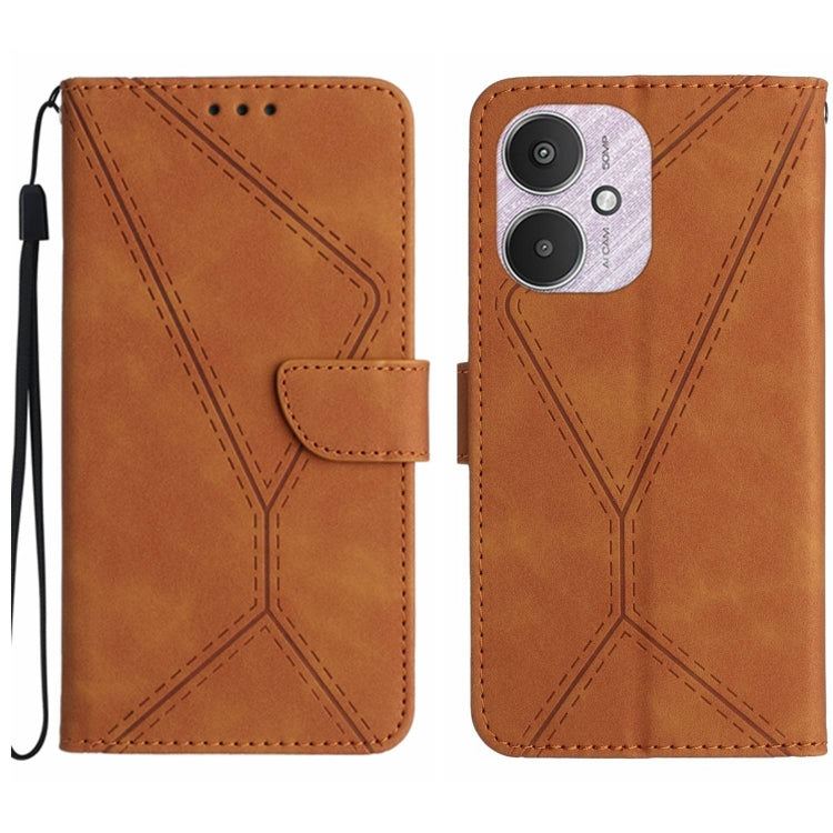 Stitching Embossed Leather Phone Case