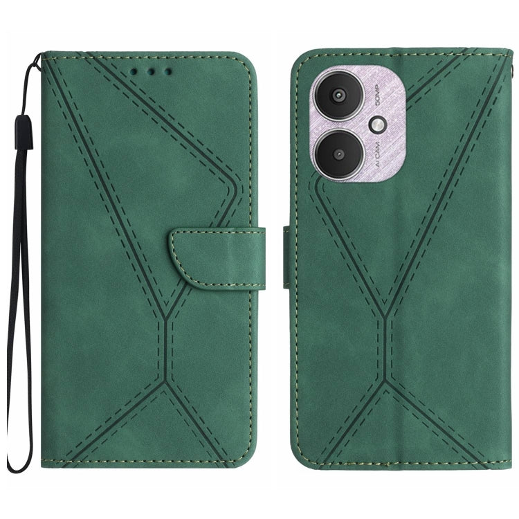 Stitching Embossed Leather Phone Case