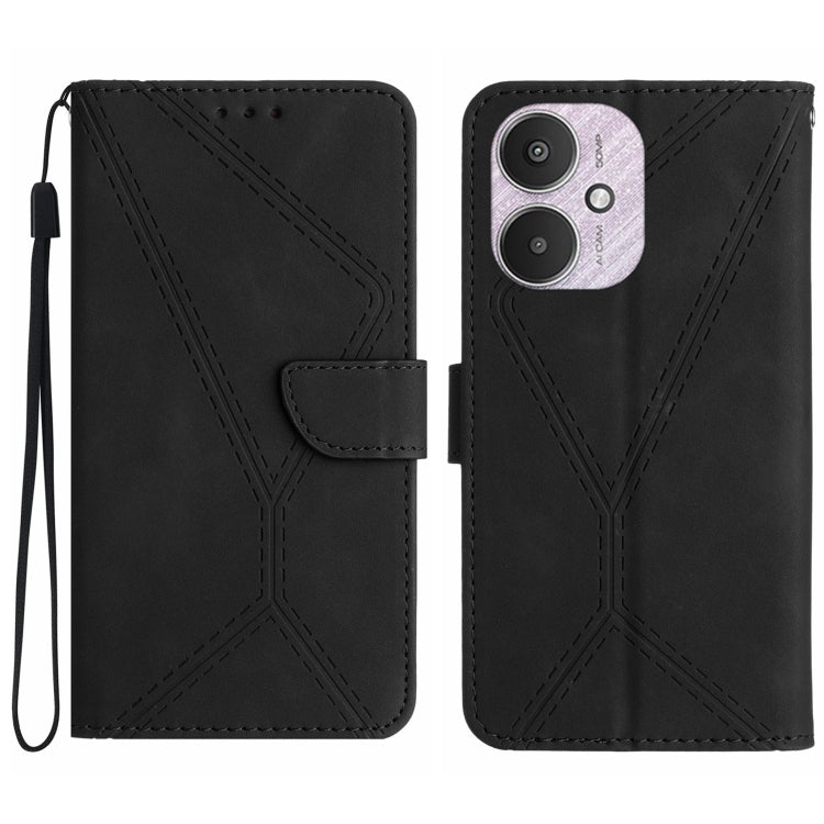 Stitching Embossed Leather Phone Case