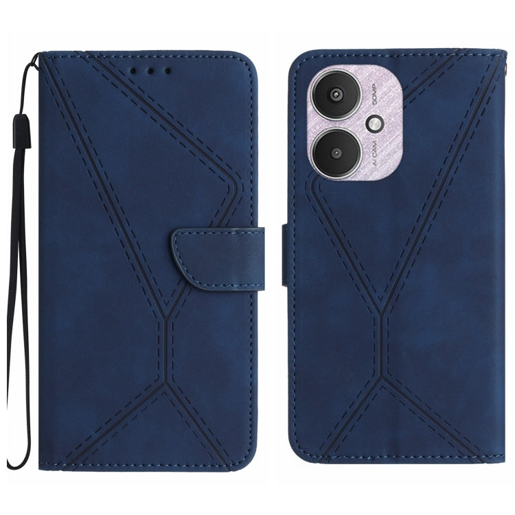 Stitching Embossed Leather Phone Case