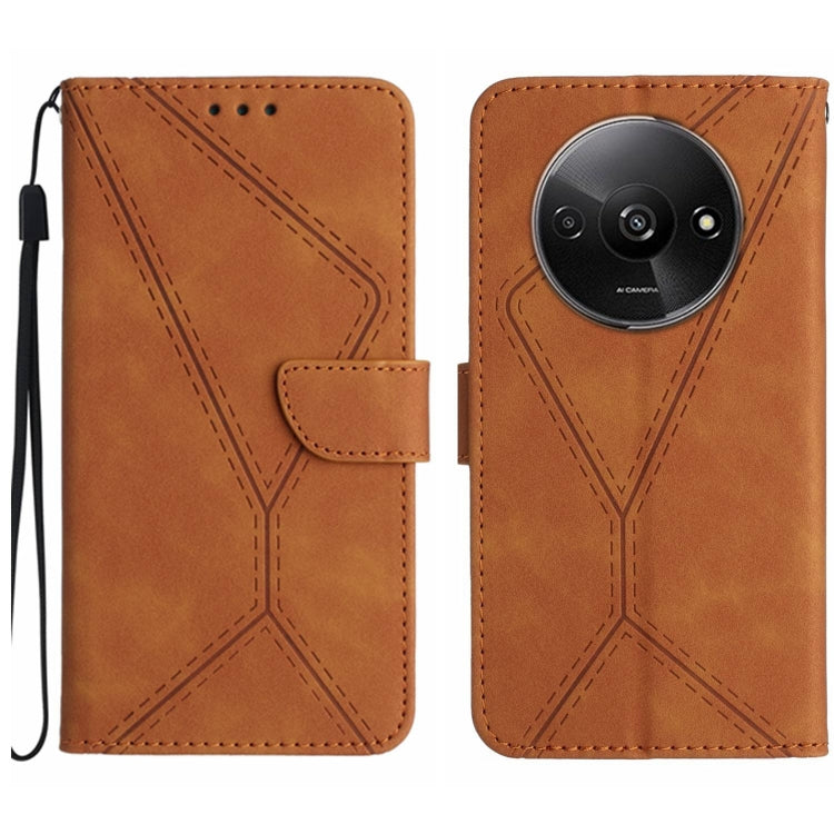 Stitching Embossed Leather Phone Case