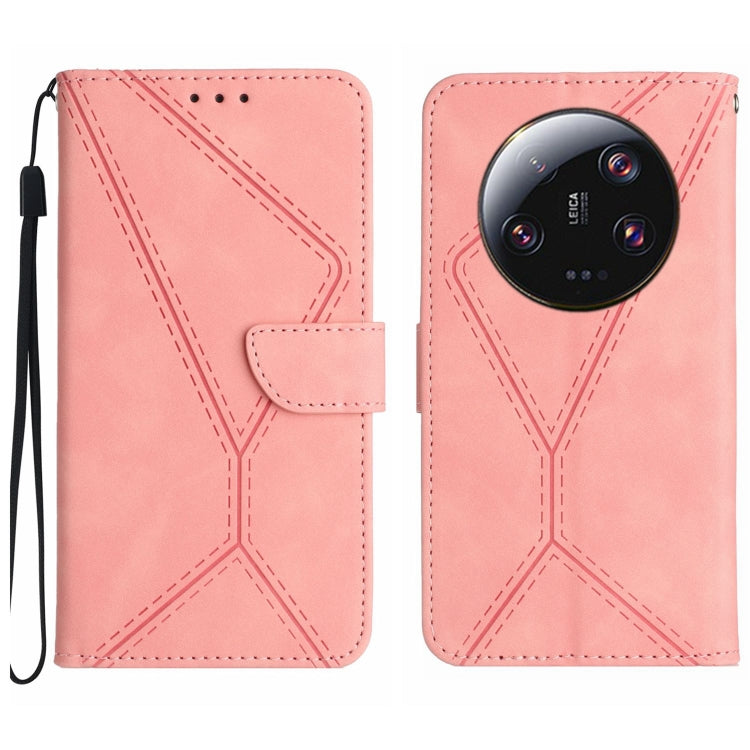 Stitching Embossed Leather Phone Case