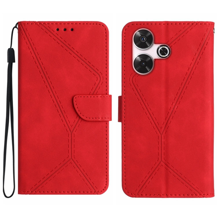 Stitching Embossed Leather Phone Case