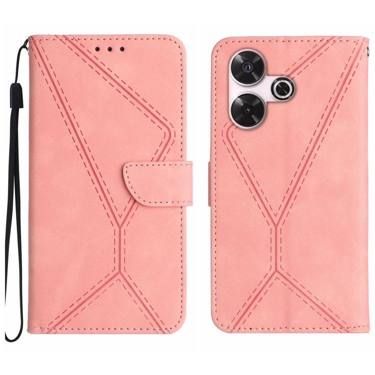 Stitching Embossed Leather Phone Case