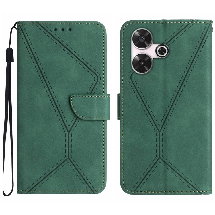 Stitching Embossed Leather Phone Case