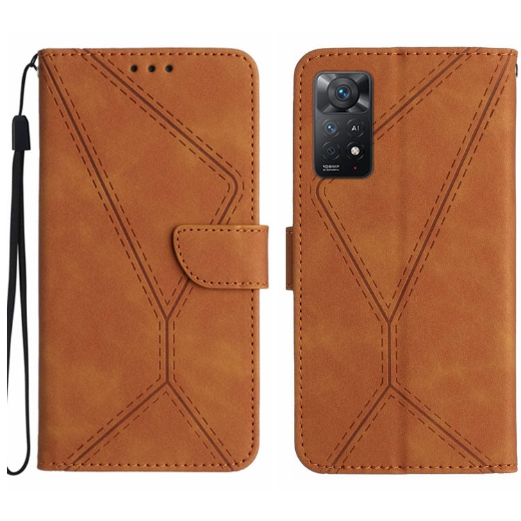 Stitching Embossed Leather Phone Case