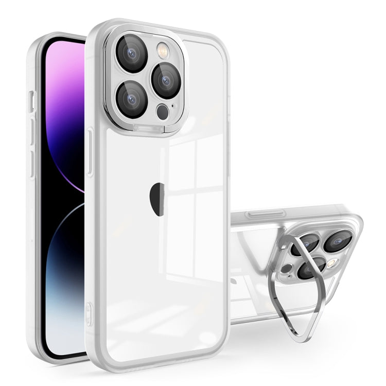Invisible Lens Bracket Matte Transparent MagSafe Phone Case, For iPhone 15 Pro Max, For iPhone 14 Pro Max, For iPhone 15 Pro, For iPhone 15 Plus, For iPhone 12 Pro Max, For iPhone 14 Plus, For iPhone 13 Pro Max