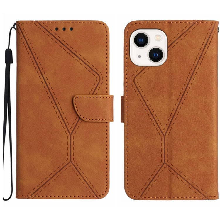 Stitching Embossed Leather Phone Case