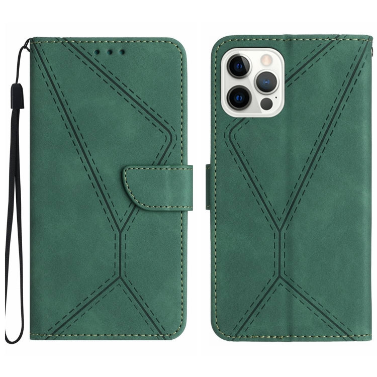 Stitching Embossed Leather Phone Case