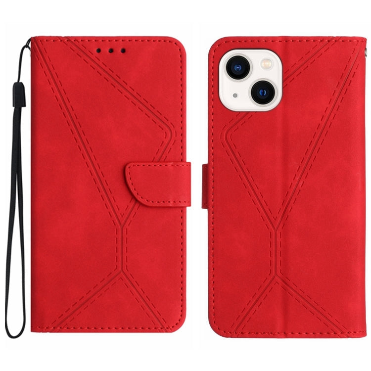 Stitching Embossed Leather Phone Case