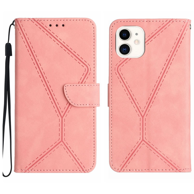 Stitching Embossed Leather Phone Case