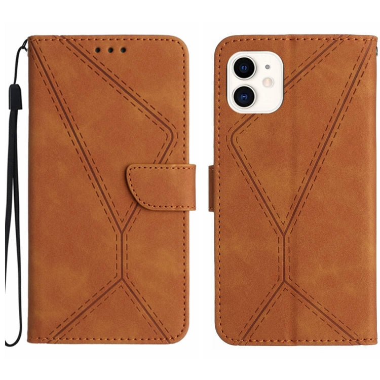 Stitching Embossed Leather Phone Case